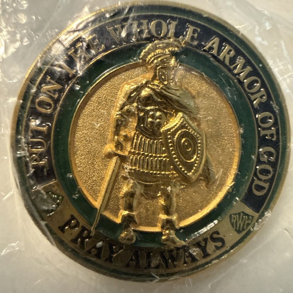 Put On The Whole Armor Of God Pray Always Lapel Pin